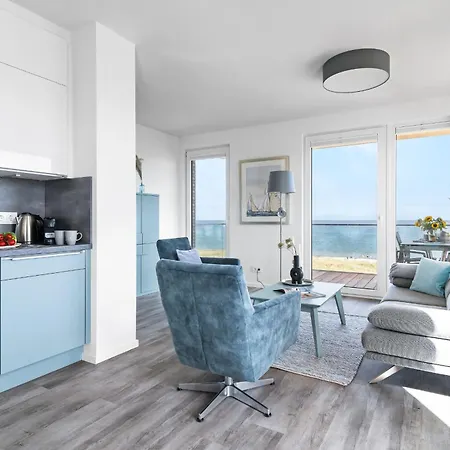 Beachviewfour- 3og, Meerblick, Balkon, Kamin, Sauna Lägenhet *