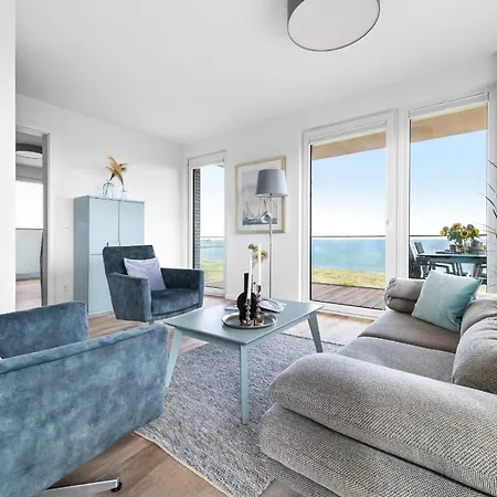 Apartament Beachviewfour- 3og, Meerblick, Balkon, Kamin, Sauna *