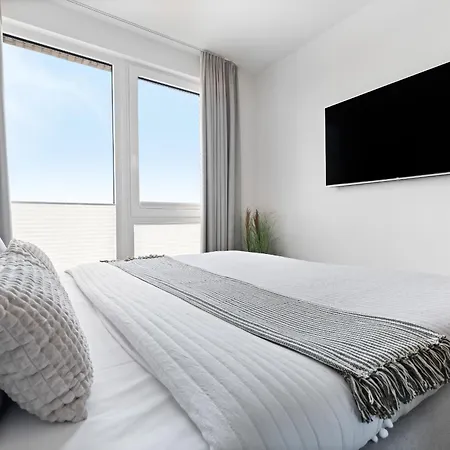 Beachviewfour- 3og, Meerblick, Balkon, Kamin, Sauna Apartament *