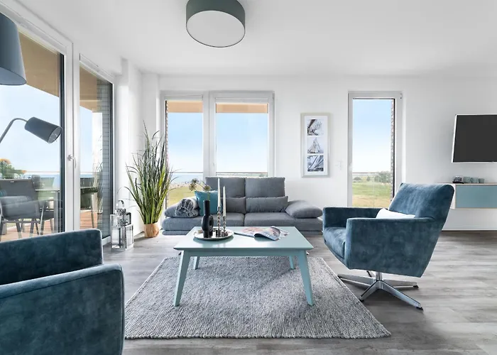 Lejlighed Beachviewfour- 3og, Meerblick, Balkon, Kamin, Sauna *