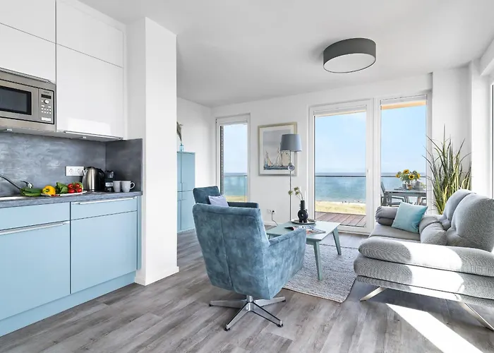 Beachviewfour- 3og, Meerblick, Balkon, Kamin, Sauna Lejlighed *