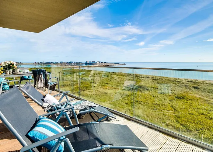 Lejlighed Beachviewfour- 3og, Meerblick, Balkon, Kamin, Sauna