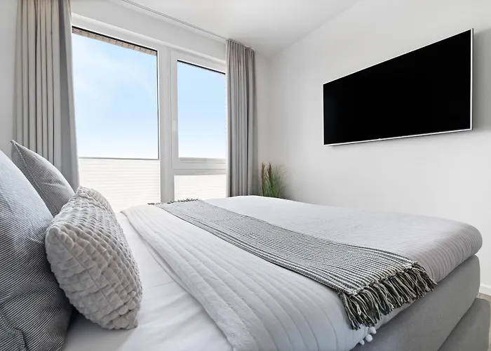 Beachviewfour- 3og, Meerblick, Balkon, Kamin, Sauna Lejlighed *